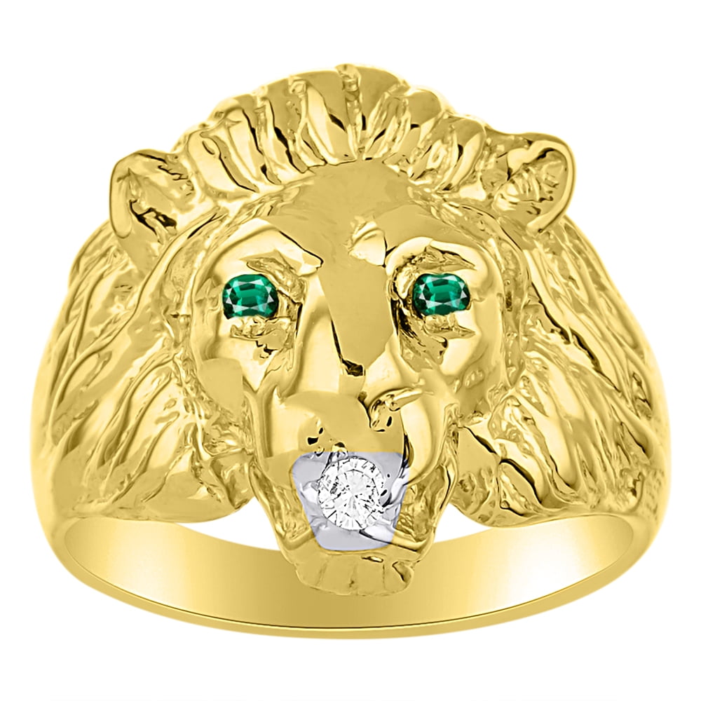 The Mantastic Gold Lion Ring